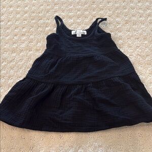 Bailey’s Blossoms Kids Black Dress